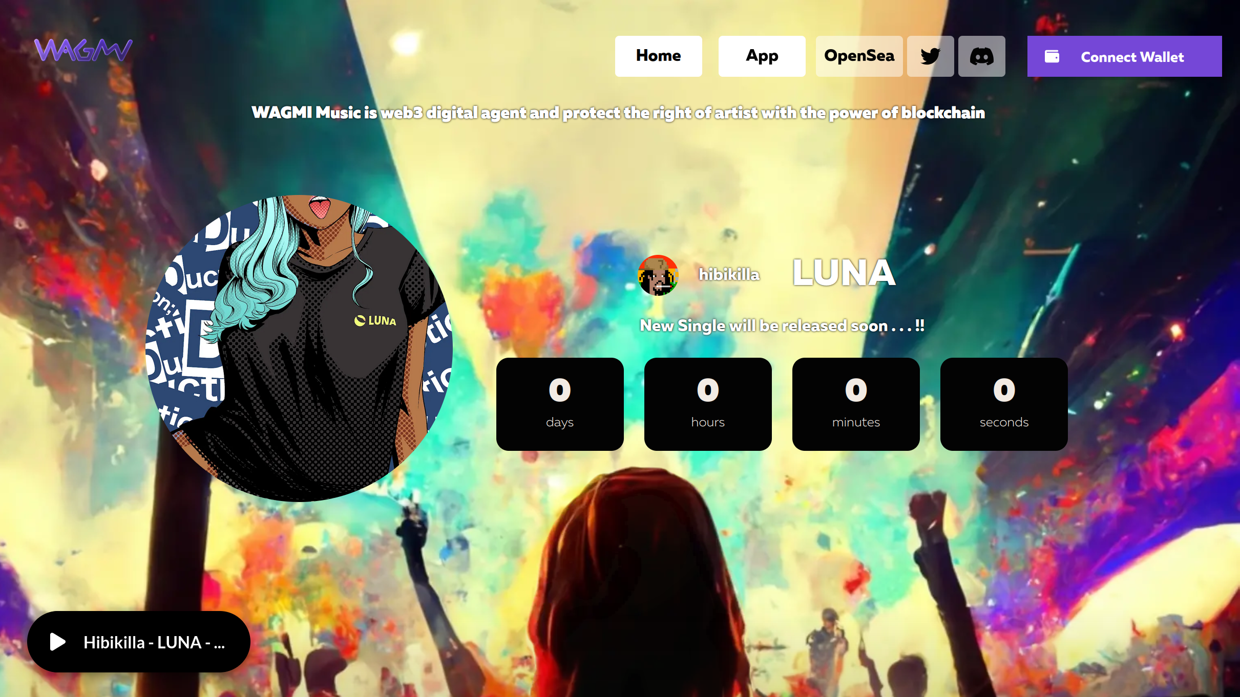 [web3 app] WAGMI Music